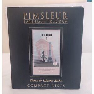 Pimsleur French‎ I Level 1 Simon & Schuster Audio Complete 16 CD set 30 Lessons